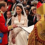 Prince William and Kate Middleton exchange vows at Westminster Abbey